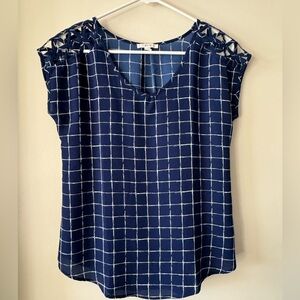 MINE Shoulder Detail Blouse